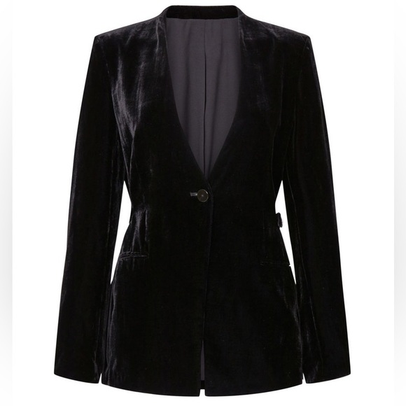 Theory Midnight Velvet Women's Blazer ($495 retail) size 10 - Picture 1 of 8